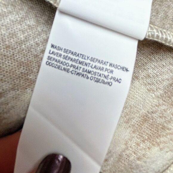 NWT Yest Netherlands Evolet Jacket Short Blanket Coat Sandy White Plaid Tie 10 - Picture 15 of 15